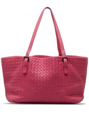 Τσάντα shopper Bottega Veneta Pre-owned ροζ