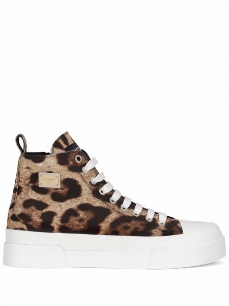 Leopard trykt topp Dolce & Gabbana brun