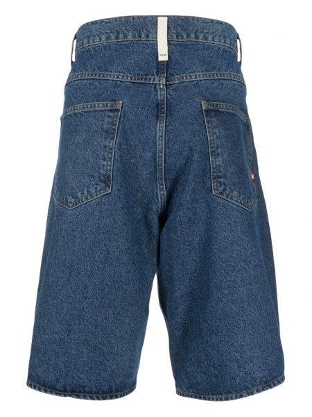 Shorts di jeans Amish blu