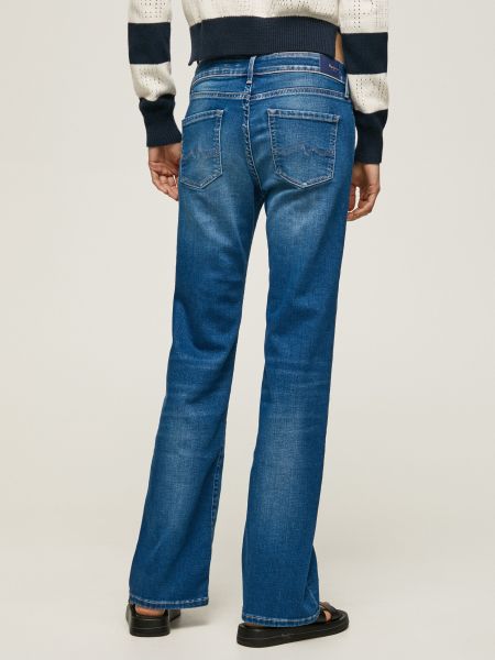 Bootcut džínsy Pepe Jeans modrá