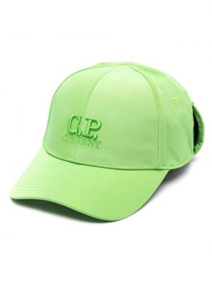 Tikitud nokamüts C.p. Company roheline