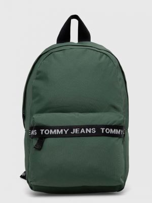 Раница с принт Tommy Jeans зелено