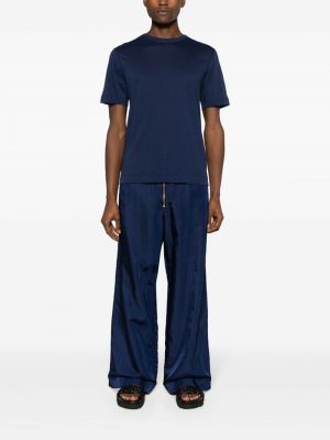 T-shirt aus baumwoll mit rundem ausschnitt Dries Van Noten blau