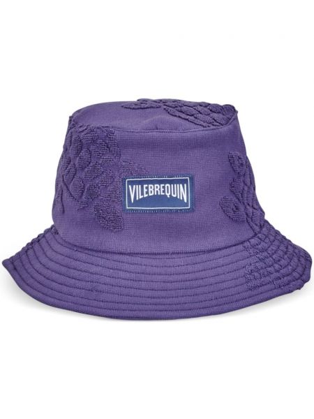 Pamučni šešir s kantom Vilebrequin ljubičasta