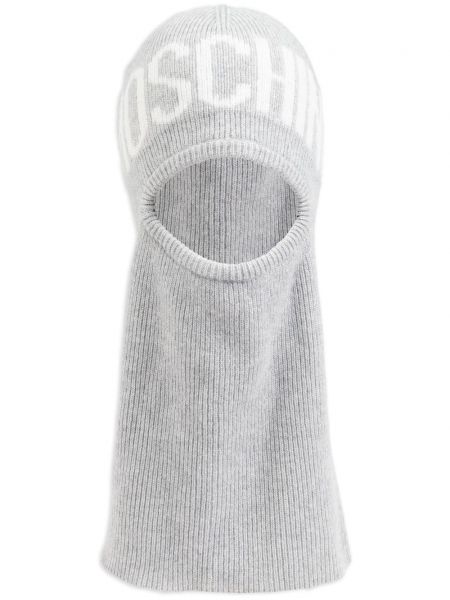 Balaclava Moschino harmaa