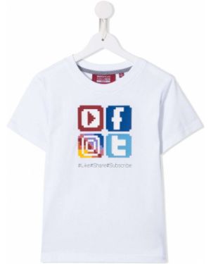 T-shirt Mostly Heard Rarely Seen 8-bit bianco