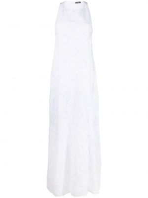 Μάξι φόρεμα Kiton λευκό