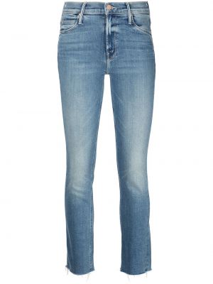 Slim fit skinny fit-jeans Mother blå