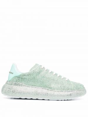 Sneakers con cristalli Philipp Plein verde
