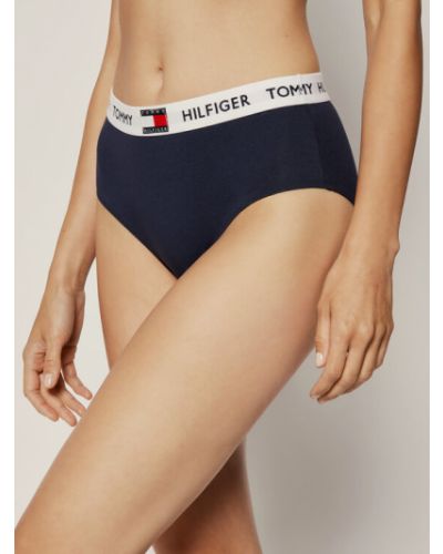 Bikini taille haute Tommy Hilfiger bleu