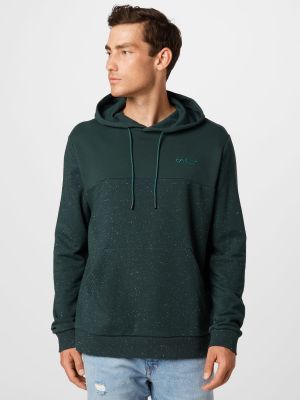 Меланжов пуловер Oakley зелено