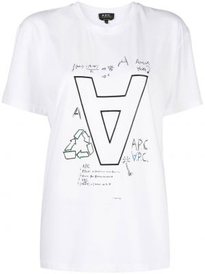 T-shirt A.p.c. vit