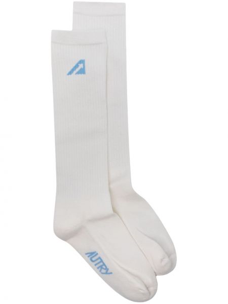 Socken mit print Autry weiß