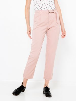 Kalhoty Camaieu růžové