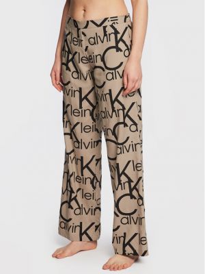 Παντελόνι Calvin Klein Underwear μπεζ