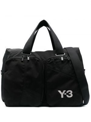 Чанта с принт Y-3 черно