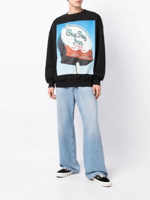 Sweatshirt aus baumwoll mit print Blue Sky Inn