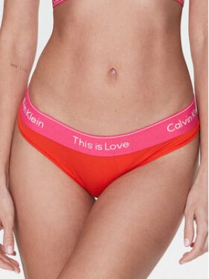 Tanga Calvin Klein Underwear narancsszínű