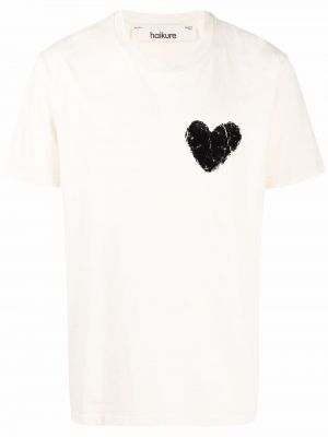 Camiseta con estampado con corazón Haikure