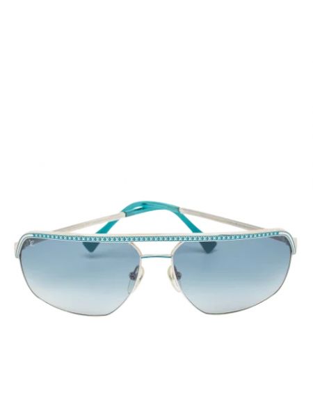 Okulary przeciwsłoneczne retro Louis Vuitton Vintage niebieskie