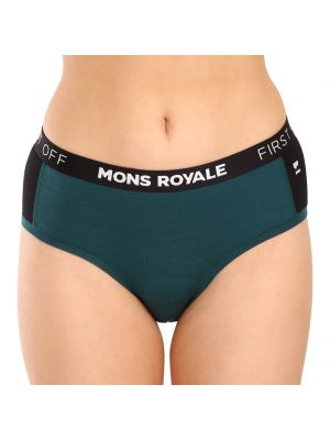 Nohavičky z merina Mons Royale zelená