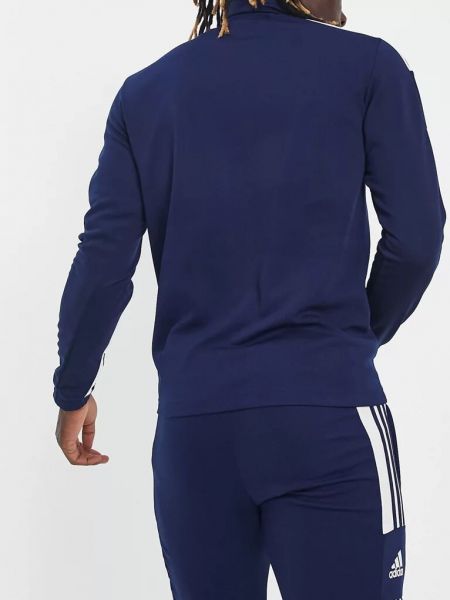 Толстовка на молнии Adidas Performance синяя
