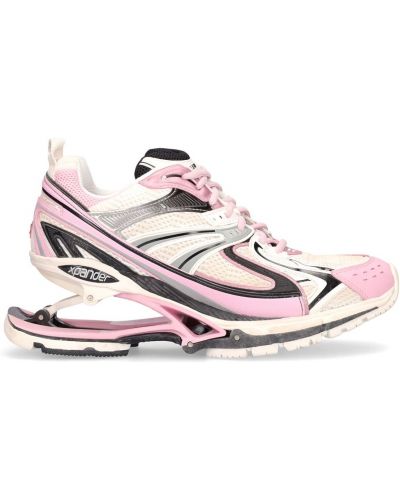 Sneakerși din nailon plasă Balenciaga X-Pander roz