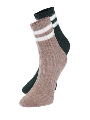 Pletené pruhované ponožky Trendyol