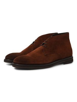 Замшевые ботинки Barrett коричневые