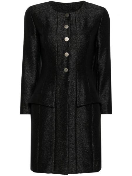 Kabát Chanel Pre-owned černý