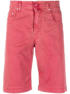 Shorts di jeans Jacob Cohën rosso
