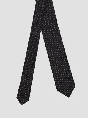 Шовкова краватка Karl Lagerfeld чорна