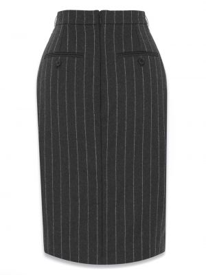 Vilnonis pieštuko formos sijonas Saint Laurent pilka