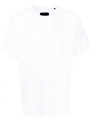 Тениска с принт Heliot Emil бяло