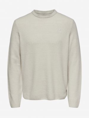 Пуловер Only сиво