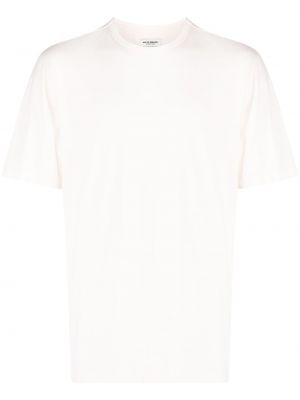 Kokvilnas t-krekls ar apaļu kakla izgriezumu Man On The Boon. balts