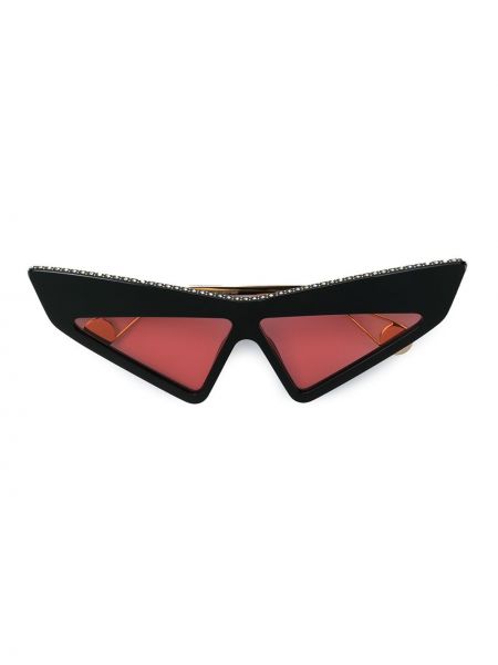 Gafas de sol con apliques Gucci Eyewear negro