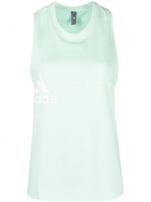 Tank top med print Adidas By Stella Mccartney grønn