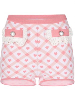 Shorts Alessandra Rich rosa