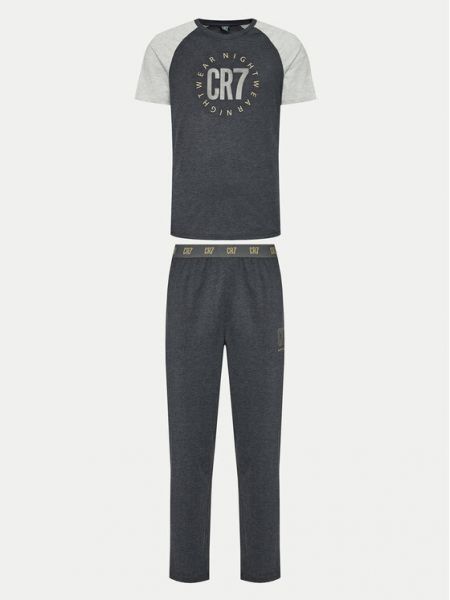 Priliehavé pyžamo Cristiano Ronaldo Cr7 sivá
