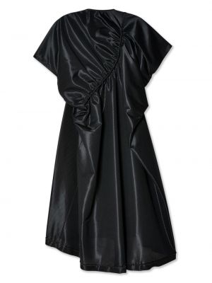 Drapované midi šaty Junya Watanabe černé