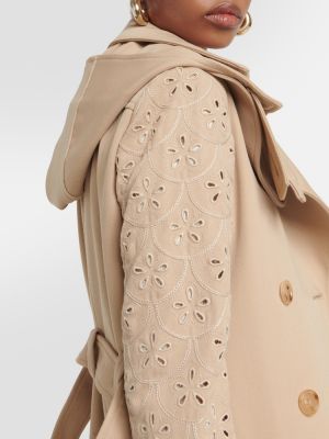 Woll trenchcoat Chloé beige
