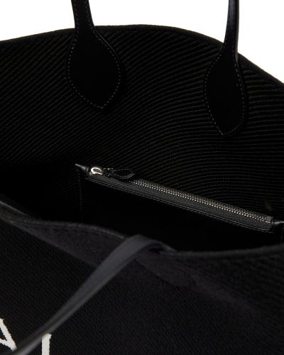 Pletená shopper kabelka Alaã¯a černá