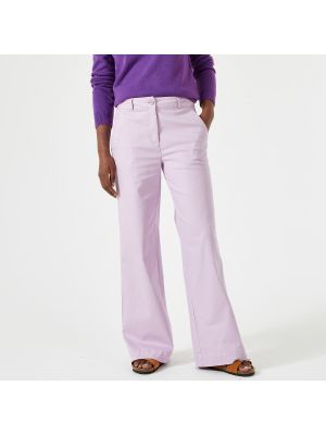 Pantalones chinos Anne Weyburn violeta