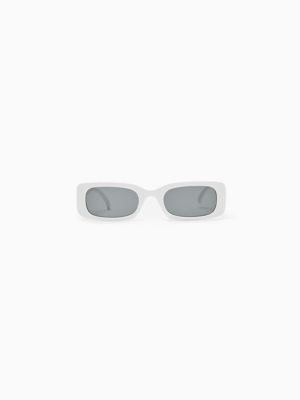 Okulary przeciwsłoneczne Bershka białe
