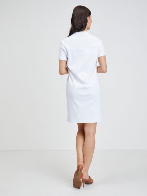 Virágos denim ruha Versace Jeans Couture fehér