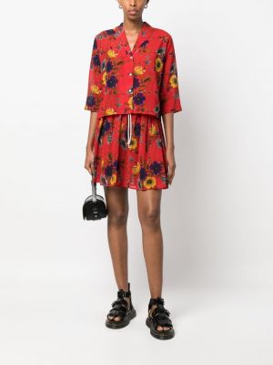 Květinové sukně Jean Paul Gaultier Pre-owned červené