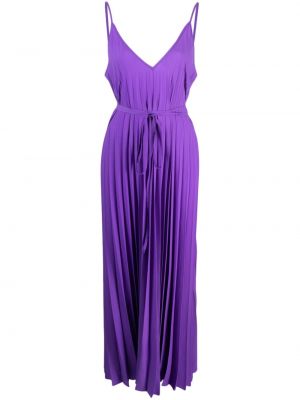 Robe longue plissé P.a.r.o.s.h. violet