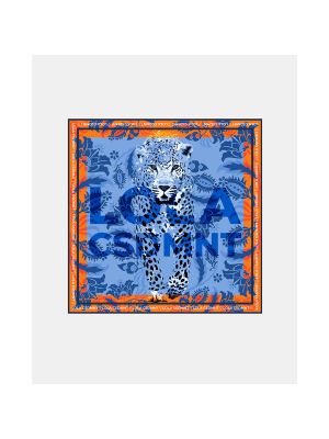 Pañuelo con estampado animal print Lola Casademunt azul