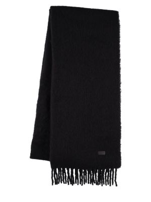Bufanda de lana Saint Laurent negro